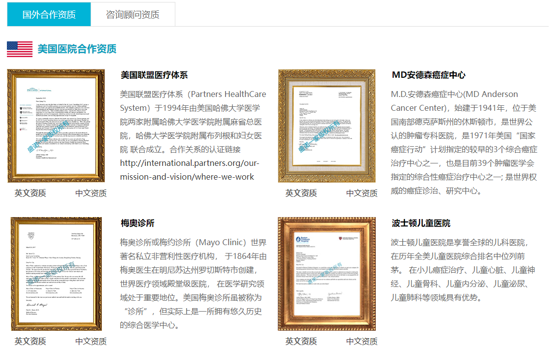 盛诺一家官方转诊资质