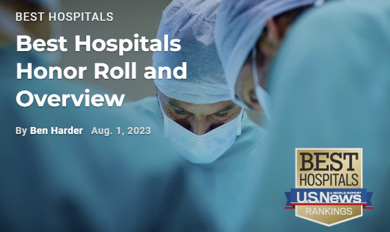 美国医院排名：2023-2024年有哪些医院上榜？