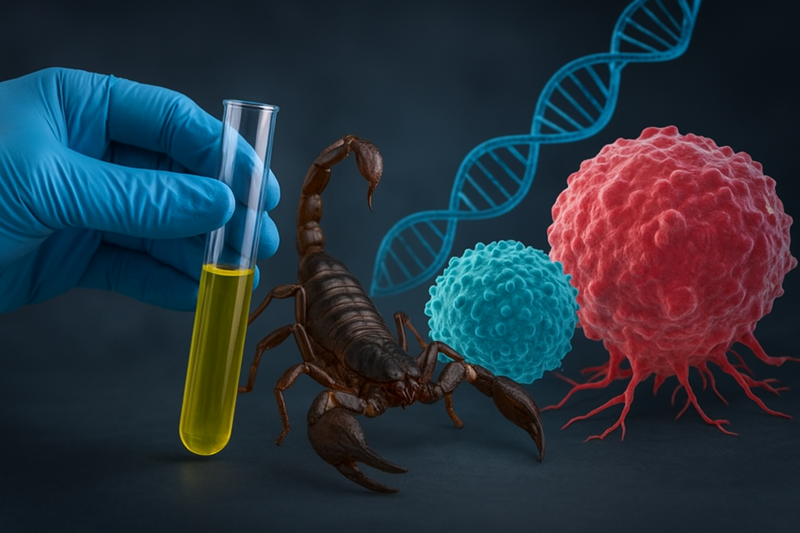 脑癌治疗迎奇招:科学家用蝎毒成分开发CAR-T疗法,对抗复发性胶质母细胞瘤!
