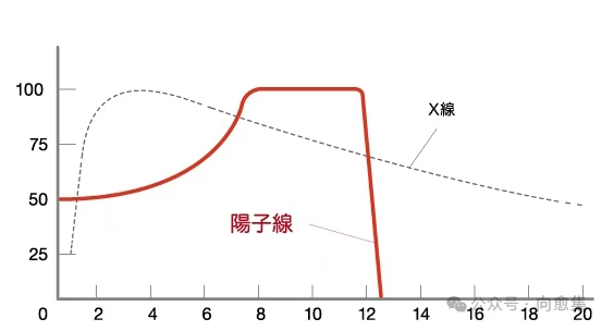 质子治疗(阳子线)的“布拉格峰” 质子治疗(阳子线)的“布拉格峰”
