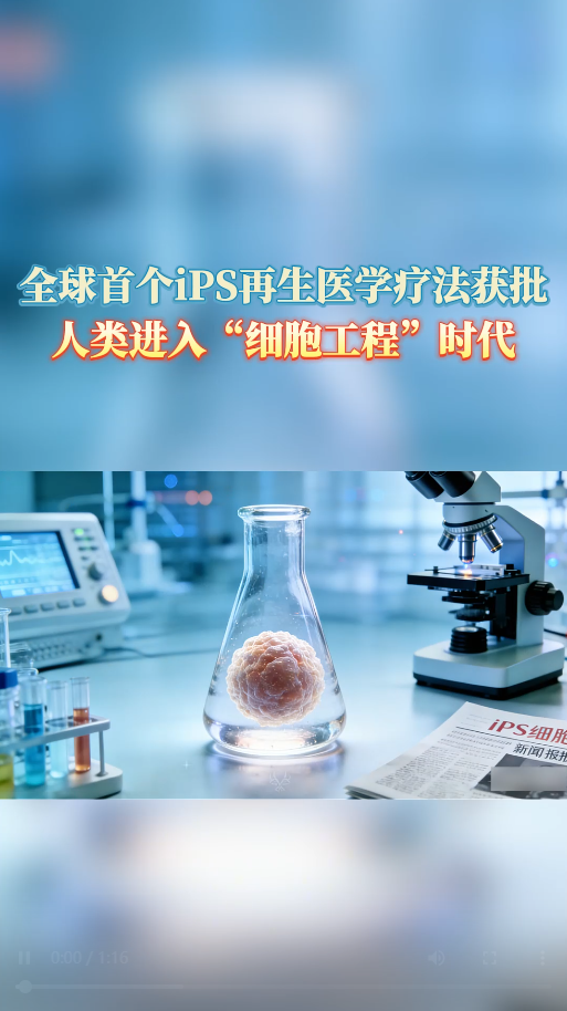 全球首个IPS再生医学疗法在日本获批！人类进入“细胞工程”时代