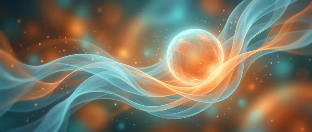 温暖的医学抽象插画,传递希望与陪伴感