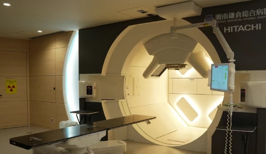 质子治疗室（摄于日本湘南镰仓综合医院）
