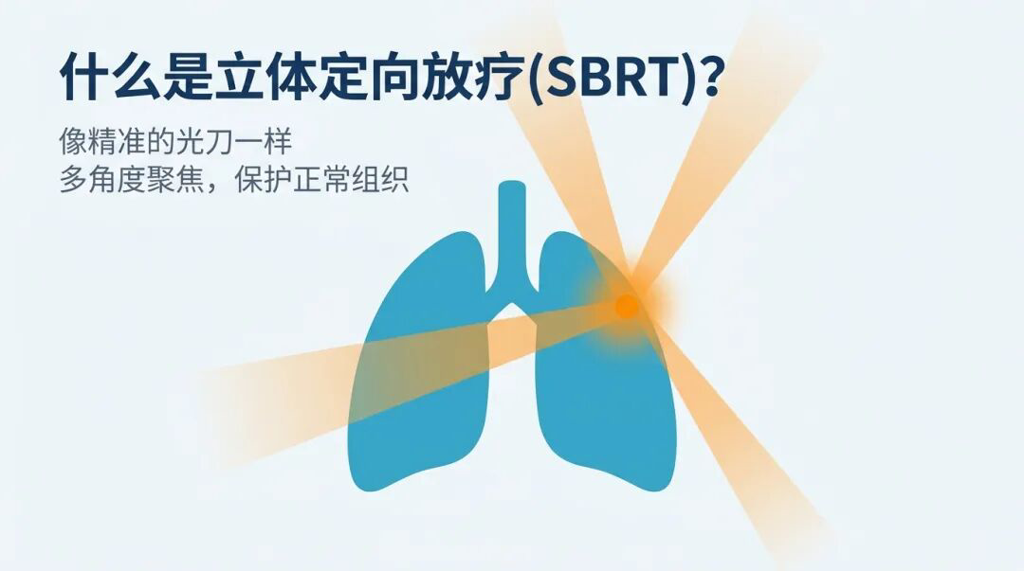 SBRT立体定向放疗原理科普图